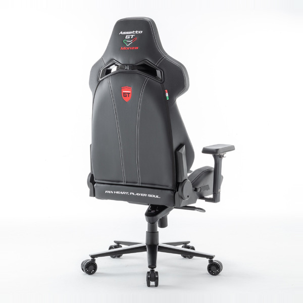 Кресло компьютерное EVOLUTION ASSETTO GT Monza Black-Grey