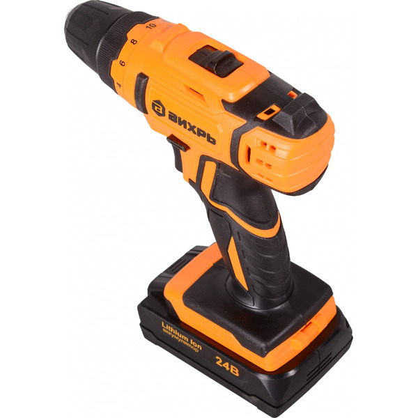 Дрель-шуруповерт Вихрь ДА-24Л-2К (72/14/18)