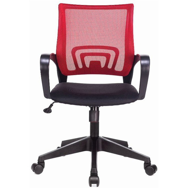 Кресло Бюрократ CH-695N/R/TW-11 (сетка красный/черный, TW-35N/TW-11)