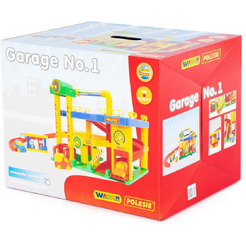 Гараж Полесье №1 с автомобилями 37824  (в коробке)