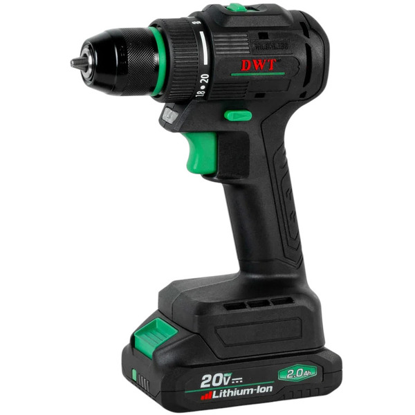 Дрель-шуруповерт DWT ABSP-20 DNM-2 BMC (с 2-мя АКБ, кейс)