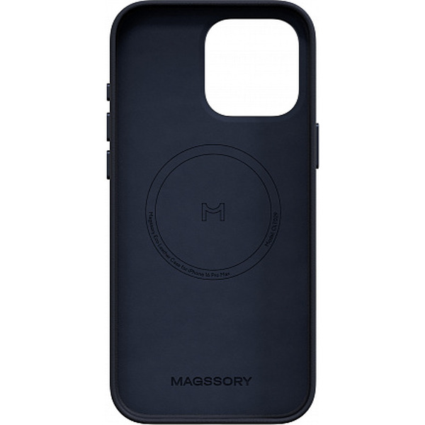 Чехол для смартфона Magssory Eco Leather Case Blue для iPhone 16 Pro CLT028b