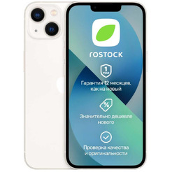 Смартфон Apple iPhone 13 128Gb SIM+eSIM восстановленный Rostock Грейд B (белый)