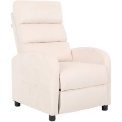 Кресло вибромассажное Calviano 2164 (велюр бежевый)