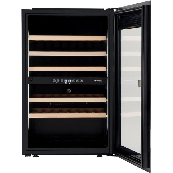 Винный шкаф Hyundai HBWC 0865 DCT (чёрный)