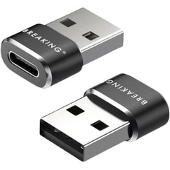 Адаптер USB-C - USB-A Breaking 24500 (черный)