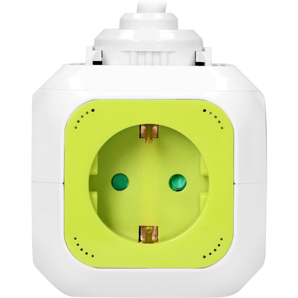 Удлинитель куб Orno OR-AE-13144-W.L (лимонно-белый)