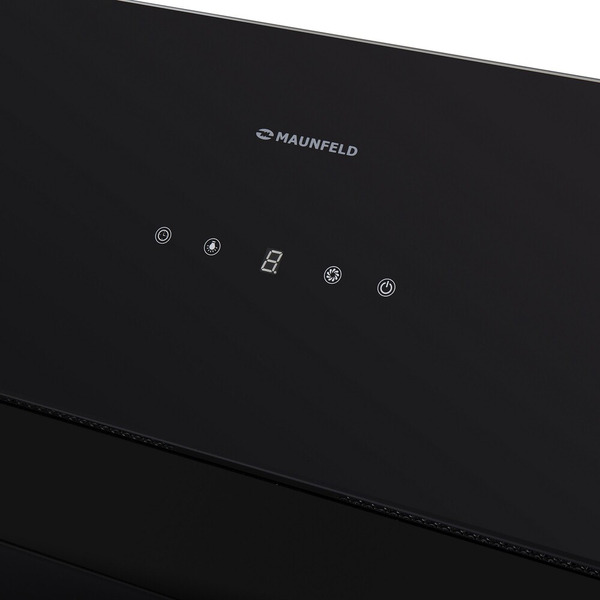 Вытяжка MAUNFELD MERSEY 60 (нержавеющая сталь\черное стекло)