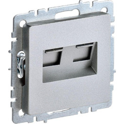 Розетка компьютерная IEK Brite РК10-2-БрА