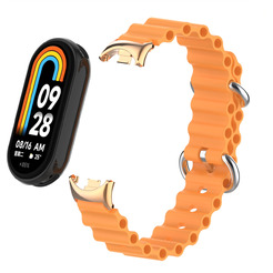 Ремешок Bingo Ocean для XIAOMI Mi Band 8 Светло-оранжевый