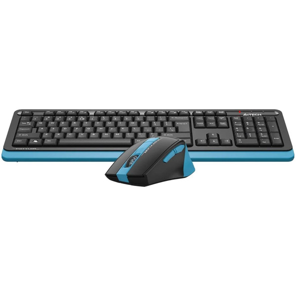Клавиатура + мышь A4Tech Fstyler FG1035 (черный/синий)