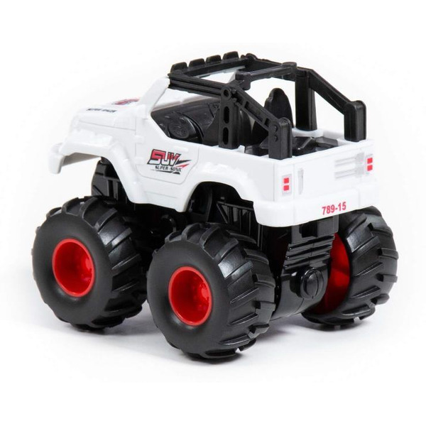 Автомобиль инерционный Полесье "Монстр ВНЕДОРОЖНИК" - "Джип-сафари", (белый) 24507