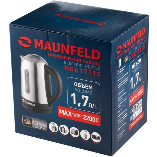 Электрочайник MAUNFELD MGK1711S