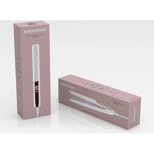 Выпрямитель для волос REDMOND HS1716 (белый)