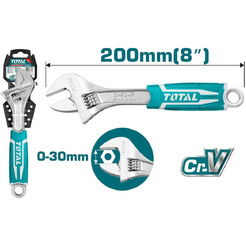 Ключ разводной TOTAL THT101086