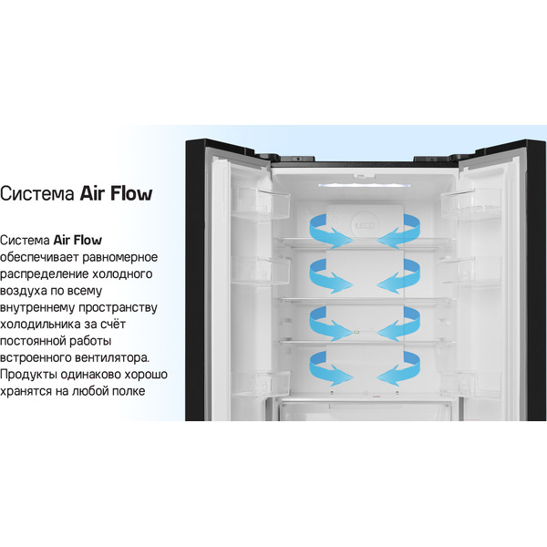 Холодильник MAUNFELD MFF180NFBE01