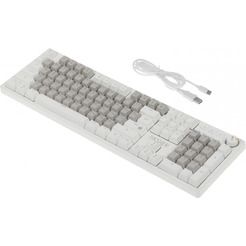 Клавиатура Defender Dasher GK-472 (белый/серый)