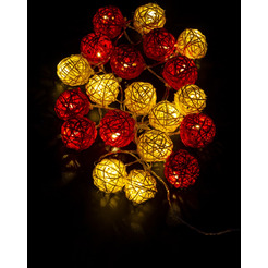 Светодиодная гирлянда ArtStyle Тростниковые шарики CL-N222WW