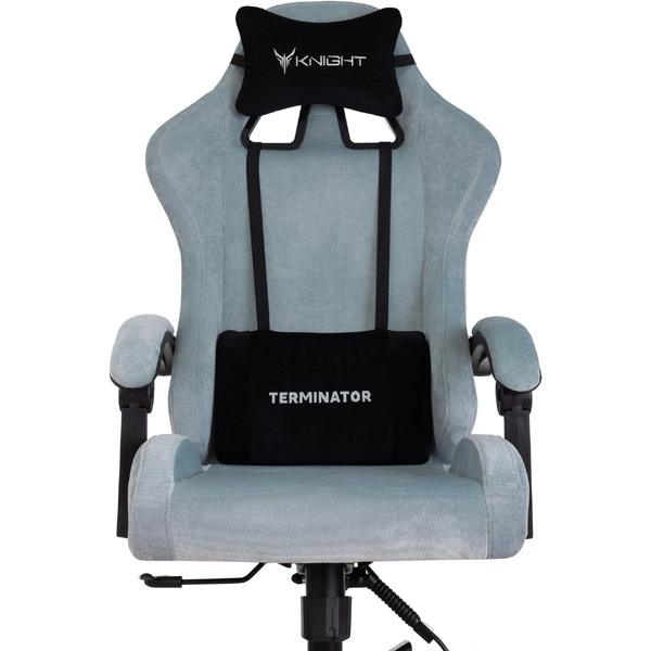 Игровое кресло Knight Terminator (серо-голубой Light-28)