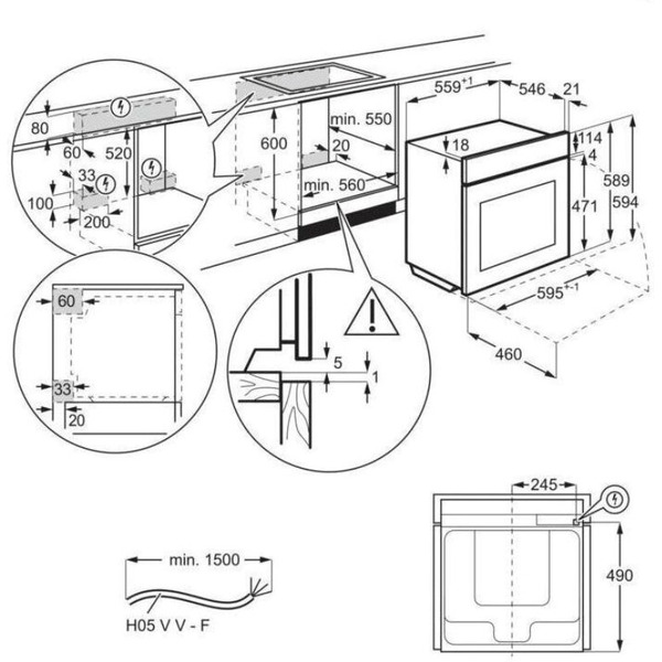 Духовой шкаф Electrolux KOAAS31WX