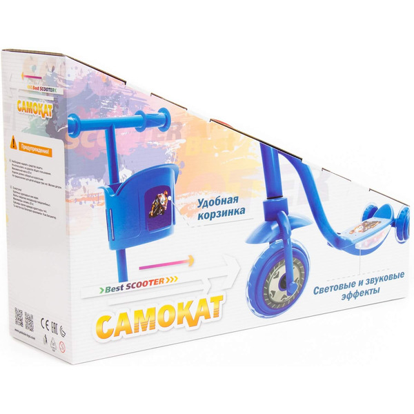 Детский самокат Полесье TJ-411-V(К) (красный)