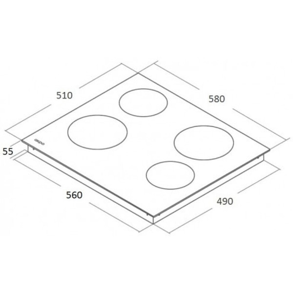 Варочная панель Akpo PKA 60 9014 BL