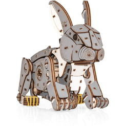Механическая модель в виде конструктора EWA Кролик серый