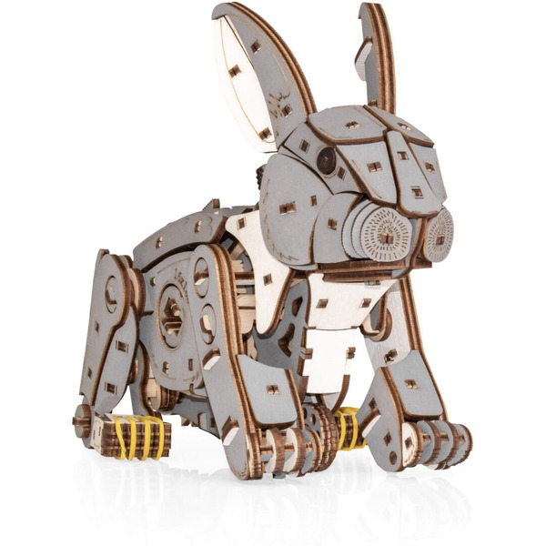 Механическая модель в виде конструктора EWA Кролик серый
