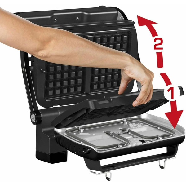 Электрогриль Tefal Optigrill+ GC716D12 с насадкой для вафель
