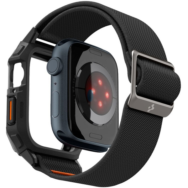 Ремешок с чехлом SPIGEN LITE FIT PRO для APPLE WATCHMATTE BLACK ACS07103