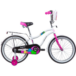 Детский велосипед Novatrack Candy 20 205CANDY.WT23 (белый)