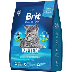 Сухой корм для кошек Брит Premium Cat Kitten с курицей 5049677 (2кг)
