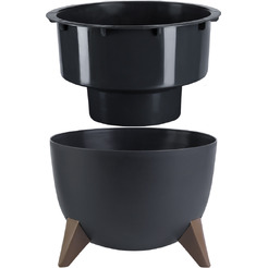 Кашпо La Decoro Грация КШ-4189 (антрацит)