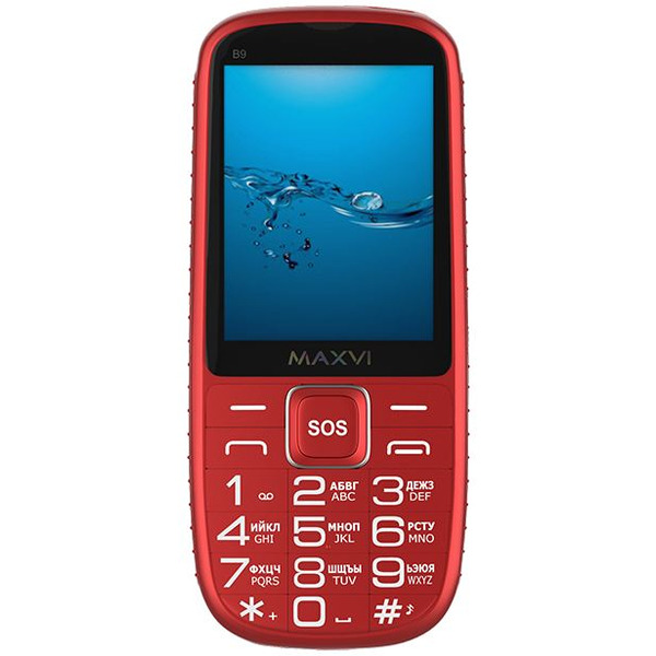 Мобильный телефон Maxvi B9 (красный)