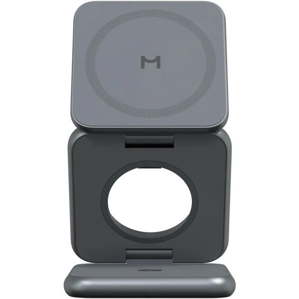 Беспроводное зарядное Magssory Fold Pro 3 в 1 WCH063 (темно-серый)