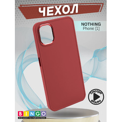 Бампер BINGO Metal для NOTHING Phone (1) Красный