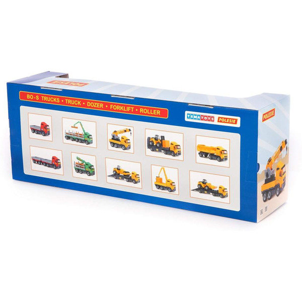 Автомобиль-трейлер + дорожный каток Полесье 9630