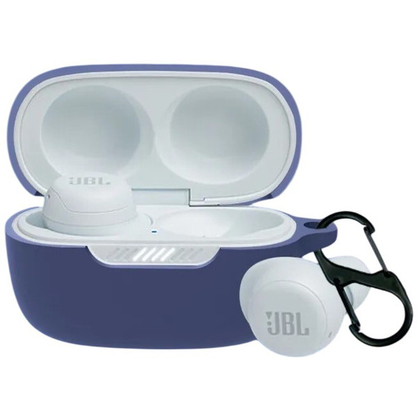 Чехол Bingo Silicone для JBL Live Free NC+ (темно-синий)