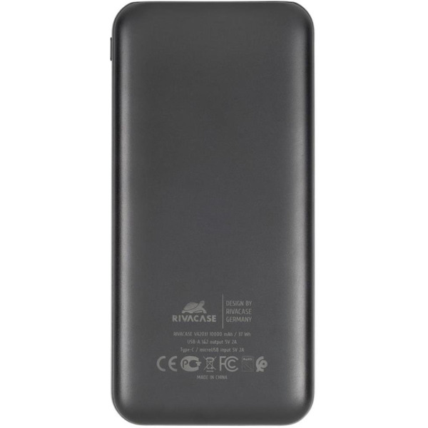 Внешний аккумулятор RIVACASE VA2031 (10000 мАч) Black