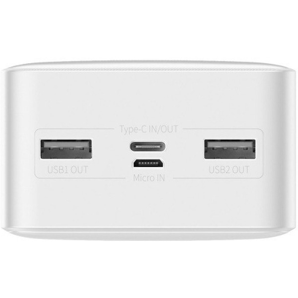 Портативное зарядное устройство Baseus Bipow Digital Display PPDML-K02 30000mAh (белый)