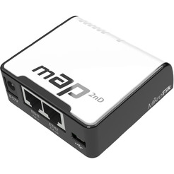 Точка доступа MikroTik mAP (RBMAP2ND) N300 10/100BASE-TX белый
