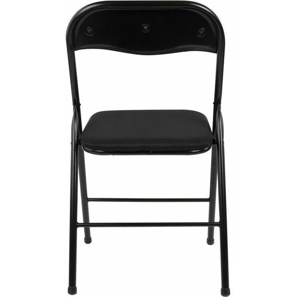 Стул складной BRABIX Golf CF-007 (чёрный каркас, чёрная ткань) 533025