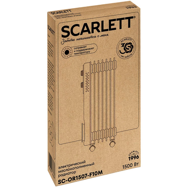 Маслонаполненный радиатор Scarlett SC-OR1507-F10M