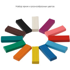 Пластилин Гамма Мультики 280018 (12 цв)