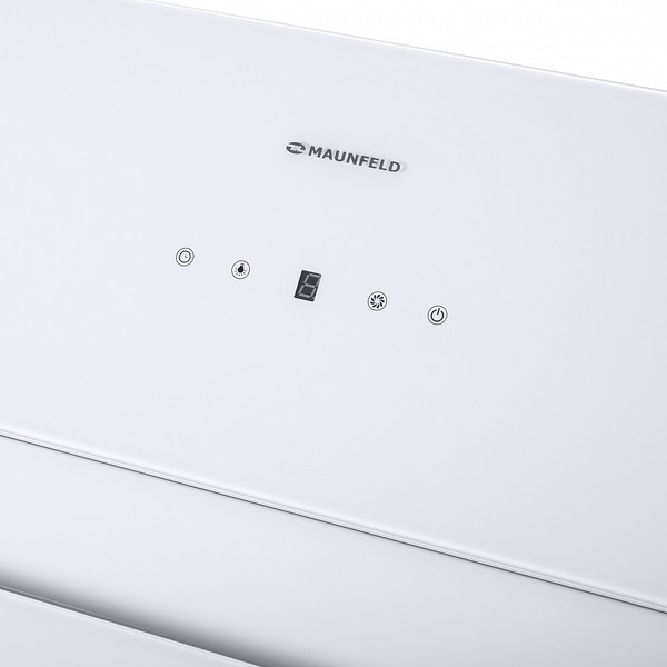 Кухонная вытяжка MAUNFELD Mersey 60 (нержавеющая сталь\белое стекло)