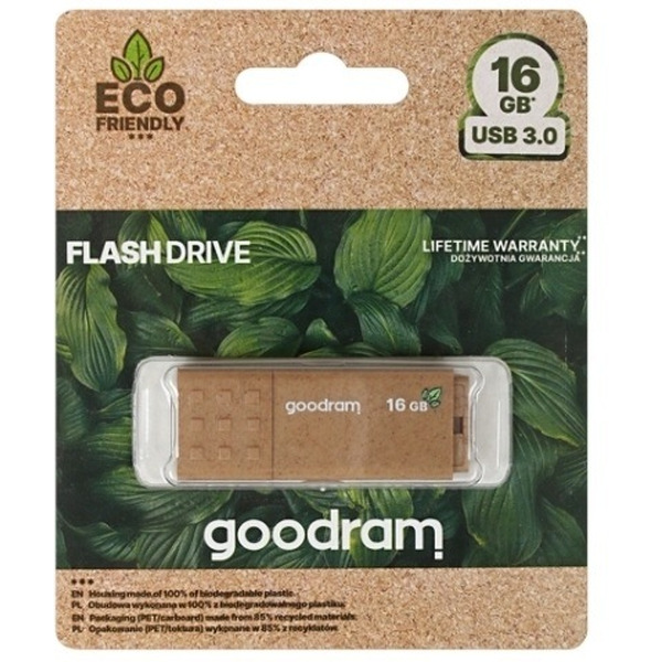 USB Flash GOODRAM UME3-0160EFR11 Eco Friendly 16GB (коричневый)