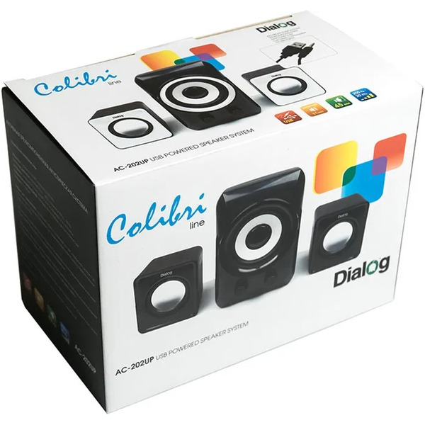 Акустическая система DIALOG Colibri AC-202UP Black