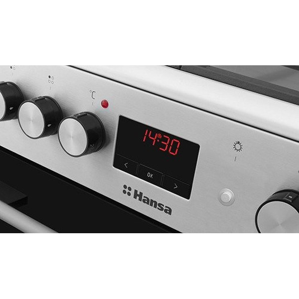 Плита газовая с электрическим грилем Hansa FCGX53028