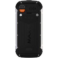 Мобильный телефон Maxvi R11 (черный/оранжевый)