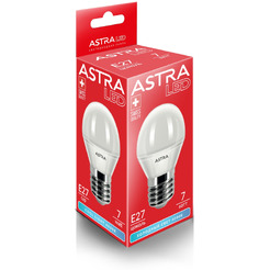 Светодиодная лампа ASTRA G45 7W E27 4000K